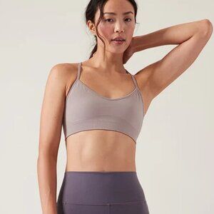 ATHLETA Women's Renew Bra A-C Size S In Tinsel Purple